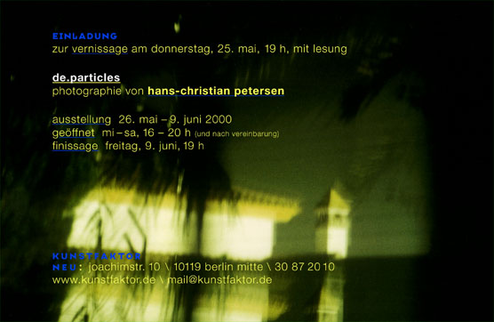 Hans-Christian Petersen Einladungskarte