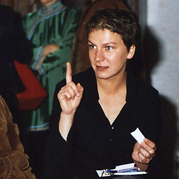 Dana Widawski am 13. September 2003 im Kunstfaktor